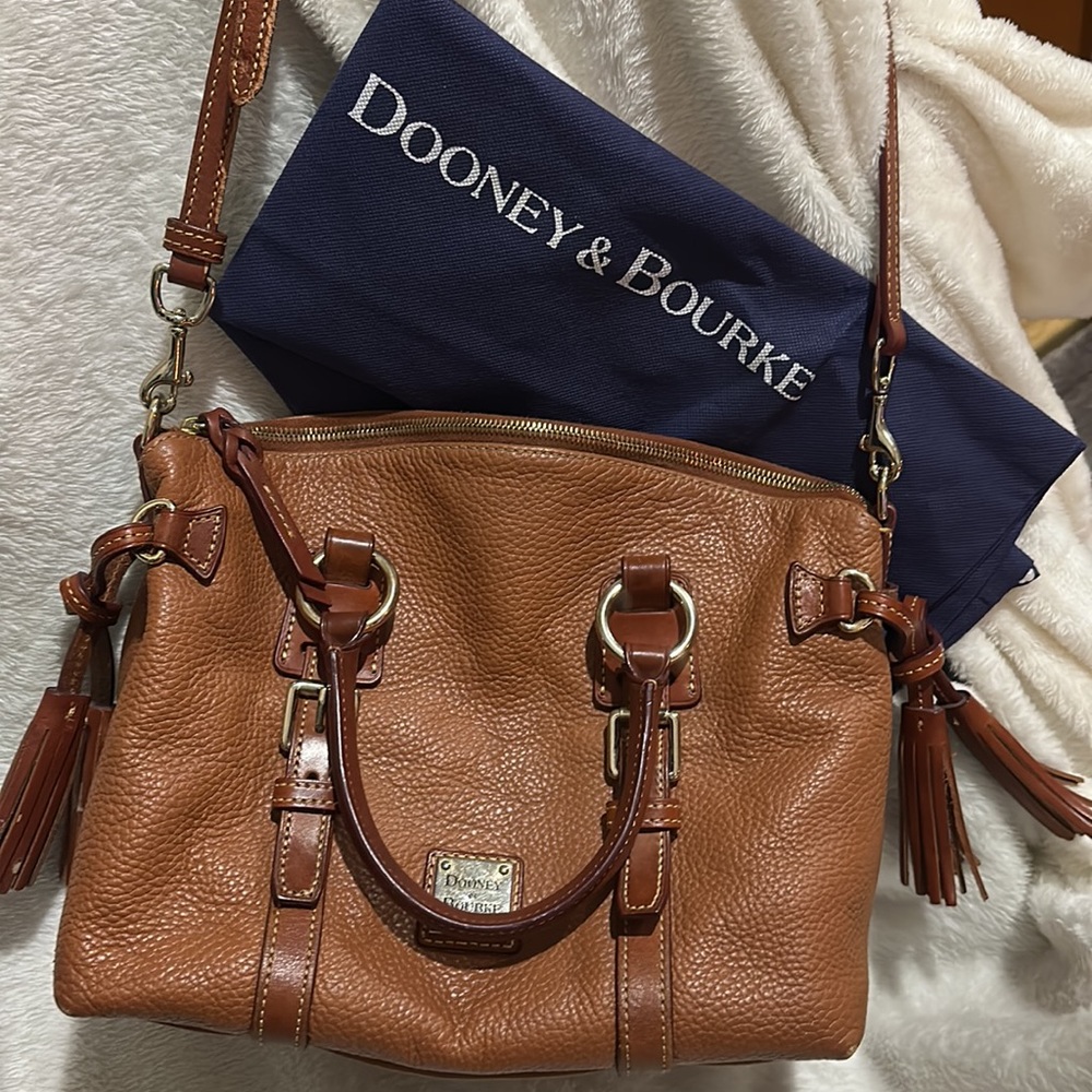 Dooney & Bourke All Weather Leather Satchel - Picture 8 of 10
